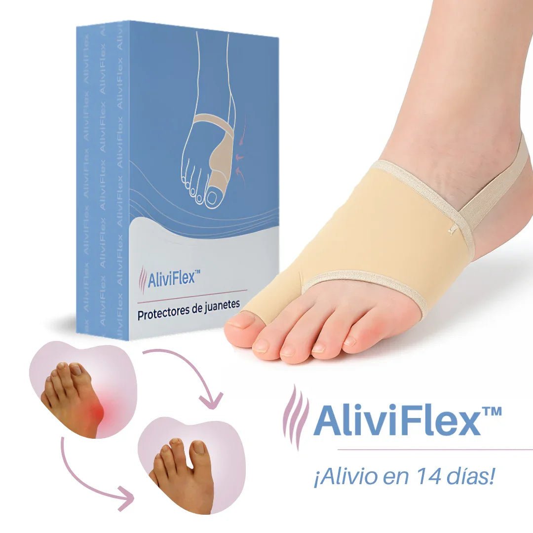 AliviFlex™️ – Acelera la alineación de tus juanetes mientras duermes - SereniVida Mexico