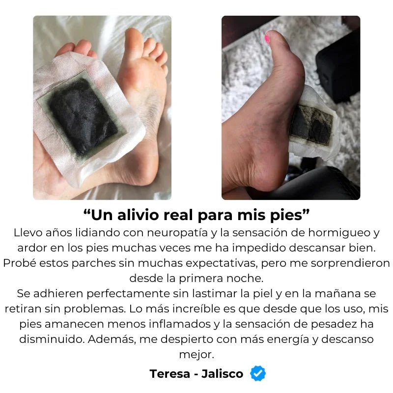 Almohadillas Detox para Pies (10 unidades) - SereniVida Mexico
