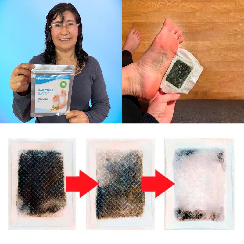 Almohadillas Detox para Pies (10 unidades) - SereniVida Mexico
