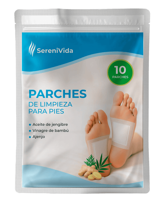Almohadillas Detox para Pies (10 unidades) - SereniVida Mexico