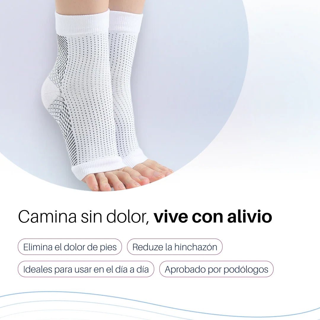 Medias De Compresión - Obtén Alivio Instantáneo De Pies Hinchados Y Adoloridos - SereniVida Mexico